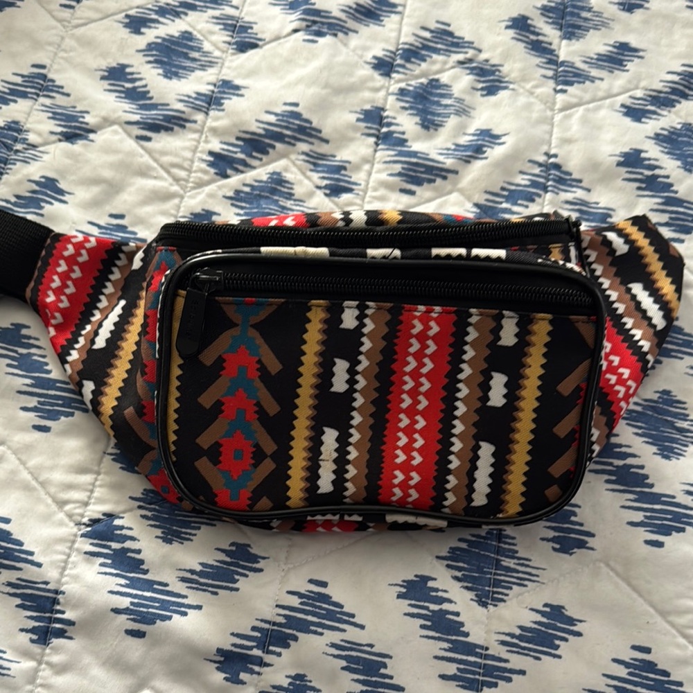 Tribal Print Waist Bag